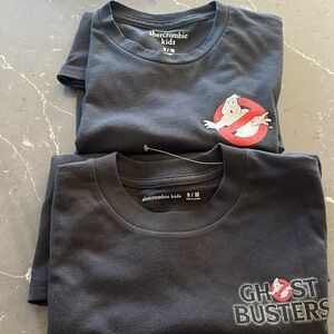 Two Abercrombie Kids Black Ghostbusters Tee includes 2 shirts